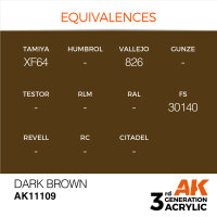 AK 3GEN Dark Brown 17ml