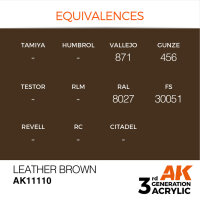 AK 3GEN Leather Brown 17ml
