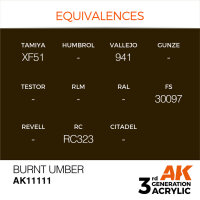 AK 3GEN Burnt Umber 17ml