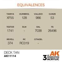 AK 3GEN Deck Tan 17ml