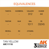 AK 3GEN Tan Yellow 17ml