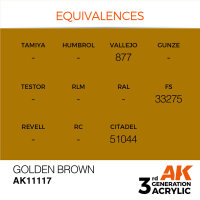 AK 3GEN Golden Brown 17ml