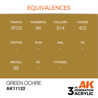 AK 3GEN Green Ocher 17ml