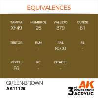 AK 3GEN Green-Brown 17ml