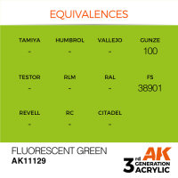 AK 3GEN Fluorescent Green 17ml
