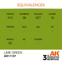 AK 3GEN Lime Green 17ml