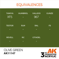 AK 3GEN Olive Green 17ml