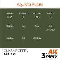 AK 3GEN Gunship Green 17ml