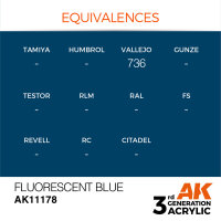 AK 3GEN Fluorescent Blue 17ml