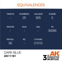 AK 3GEN Dark Blue 17ml