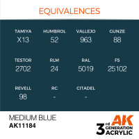 AK 3GEN Medium Blue 17ml
