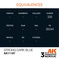 AK 3GEN Strong Dark Blue 17ml
