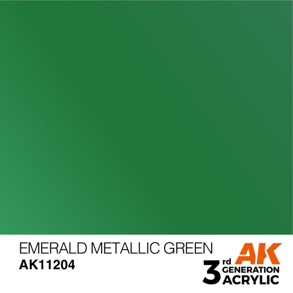 AK 3GEN Emerald Metallic Green 17ml