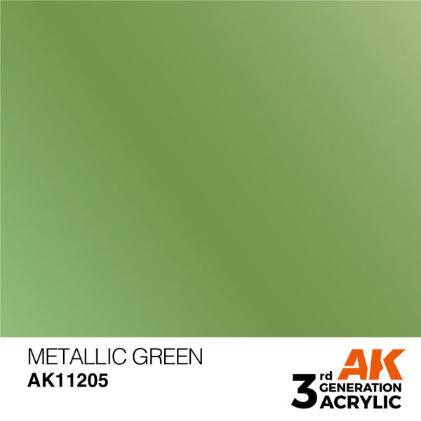 AK 3GEN Metallic Green 17ml