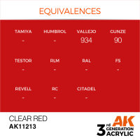 AK 3GEN Clear Red 17ml