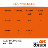 AK 3GEN Clear Orange 17ml
