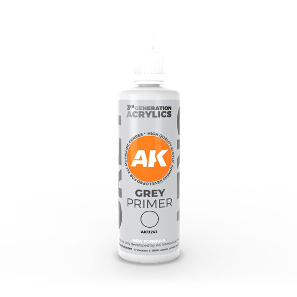 AK Grey Primer 100ml Interactive