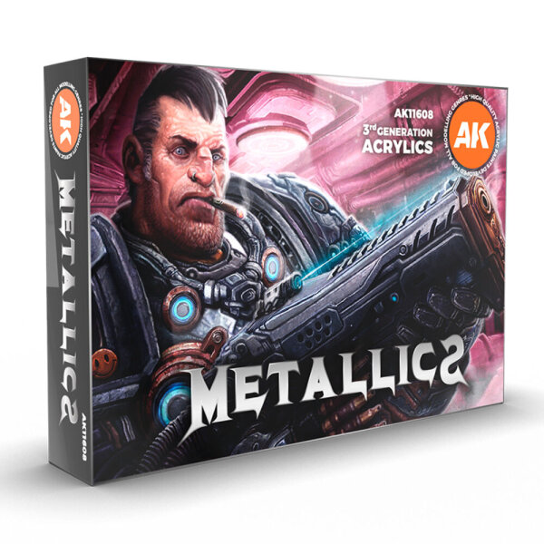 AK Metallics Colors Set