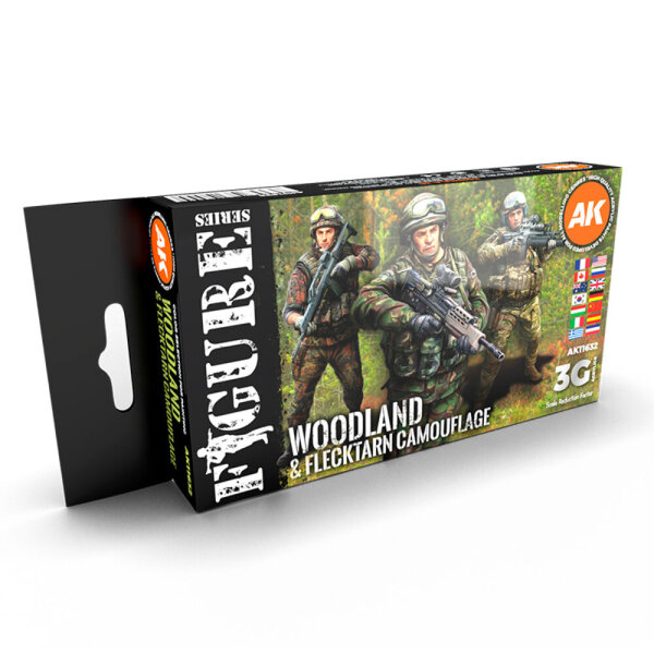 AK Woodland & Flecktarn Camouflage