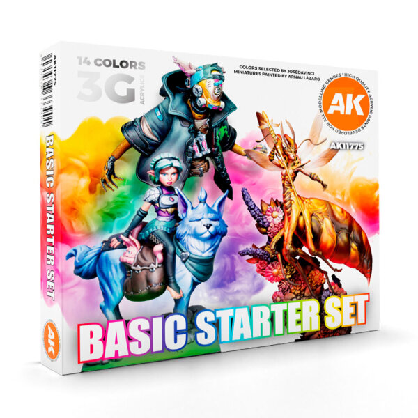 AK Basic Starter Set - 14 Colors