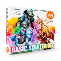 AK Basic Starter Set - 14 Colors