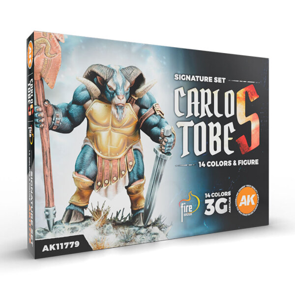 AK Signature Set - Carlos Tobes - 14 Colors + Figure