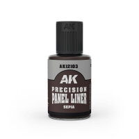 AK Precision Panel Liner - Sepia 30ml