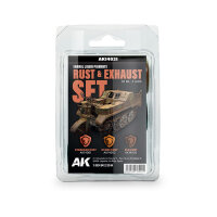 AK Rust & Exhaust Set - Liquid Pigment  (3x)