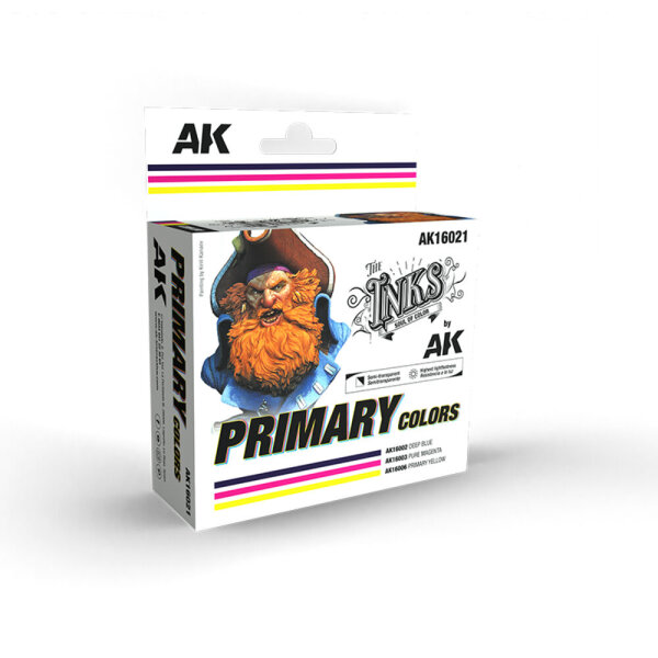 AK Primary Colors Set - 3 Ref. (INKS)