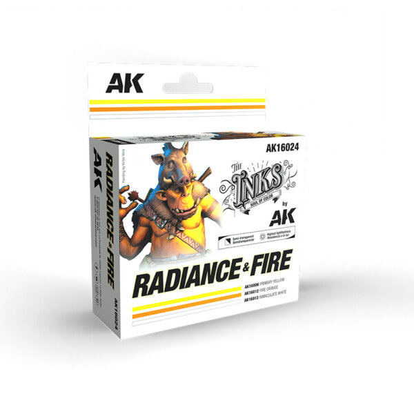 AK Radiance & Fire Set - 3 Ref. (INKS)