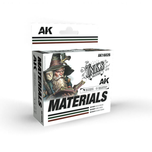 AK Materials Set - 3 Ref. (INKS)