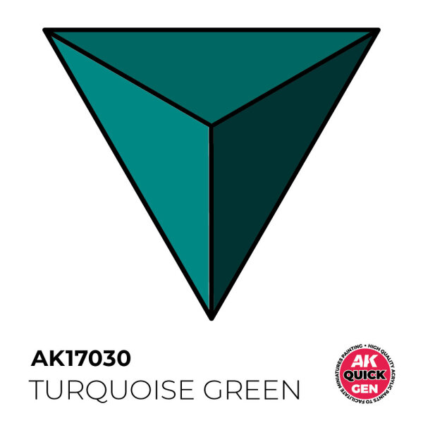 AK QUICK GEN Turqouoise Green 18ml