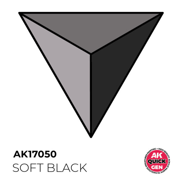 AK QUICK GEN Soft Black 18ml