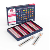 AK QUICK GEN Paint Set 36 colors (2 Brushes)