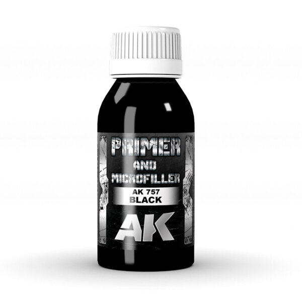 AK Black Primer and Microfiller 100ml