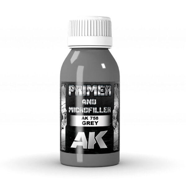 AK Grey Primer and Microfiller 100 ml