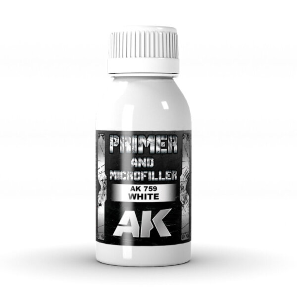 AK White Primer and Microfiller 100 ml