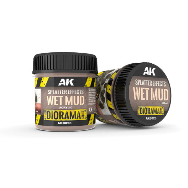 AK Splatter Effects Wet Mud – 100ml (Acryl)