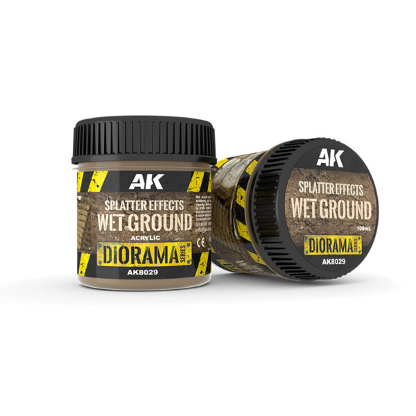 AK Splatter Effects Wet Ground – 100ml (Acryl)
