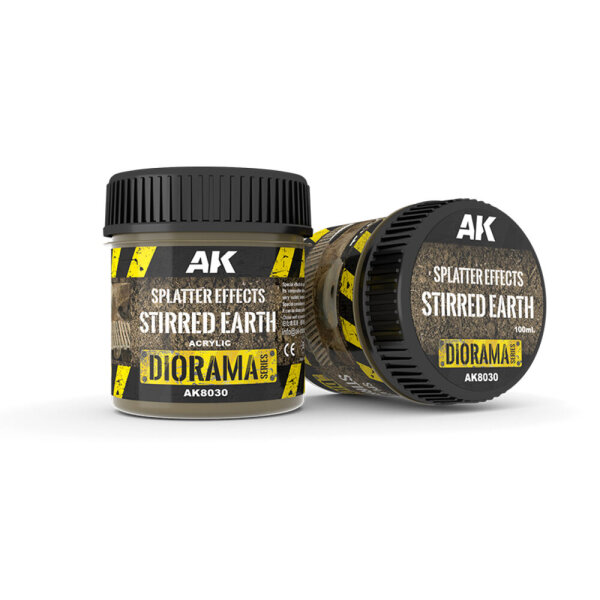 AK Splatter Effects Stirred Earth – 100ml (Acryl)