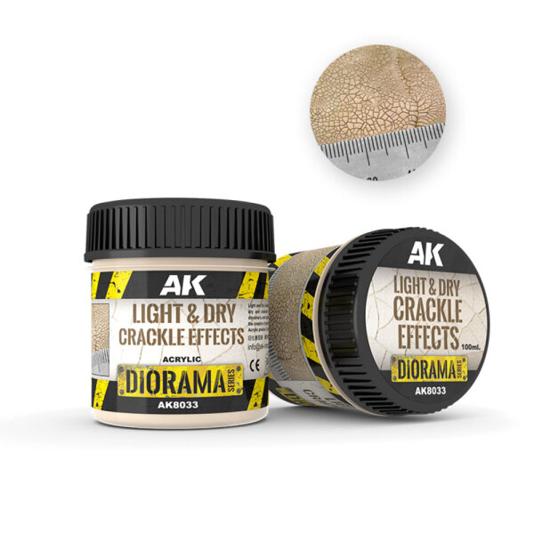 AK Light and Dry Crackle Effetcs - 100ml (Acryl)