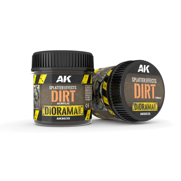 AK Splatter Effects Dirt - 100ml (Acrylic)
