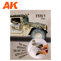 AK Camouflage Net Sand Typ 1