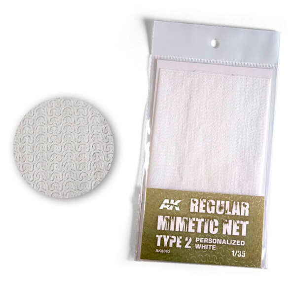 AK Camouflage Net Personalized White Type 2