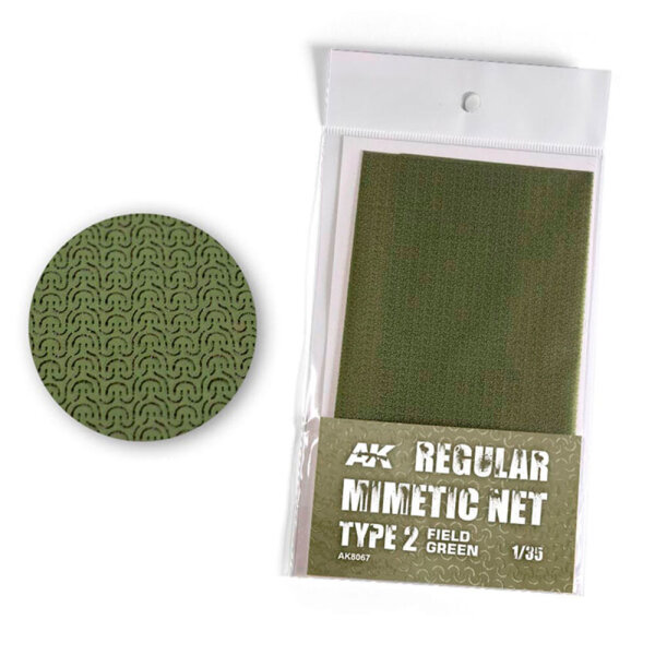 AK Camouflage Net Field Green Type 2