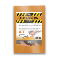 AK Carving Foam 8MM A4 Size (305 x 228 MM)