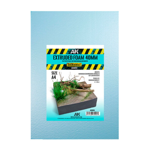AK Extruded Foam 40 MM A4 Size