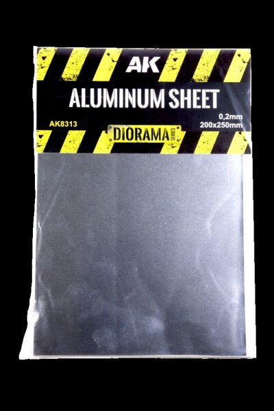 AK Aluminium Sheet 200x250mmn (0,2mm)