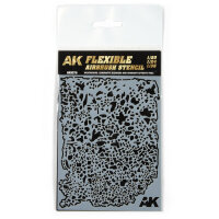 AK Flexible Airbrush Stencil 1-20 1-24 1-35