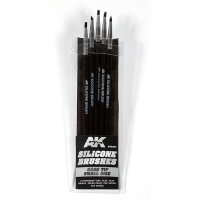 AK Set of 5 Silicone Brushes Hard Tip Small AK